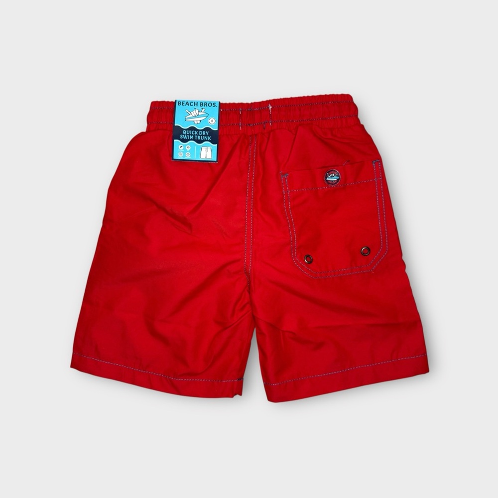 Beach Bros. Red Swim Trunks - Picture 5 of 5